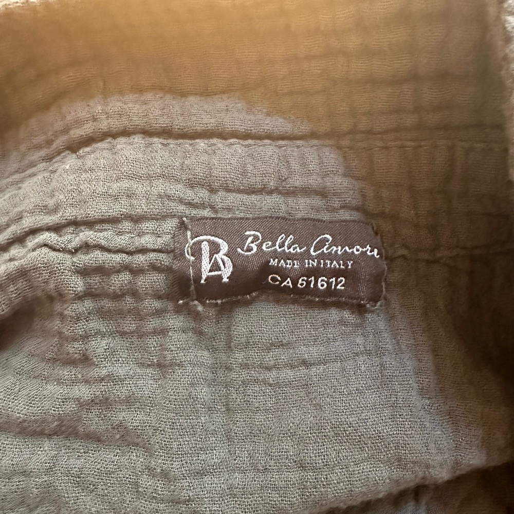 Bella Amore Navy Oversized Button Down Shirt View 5
